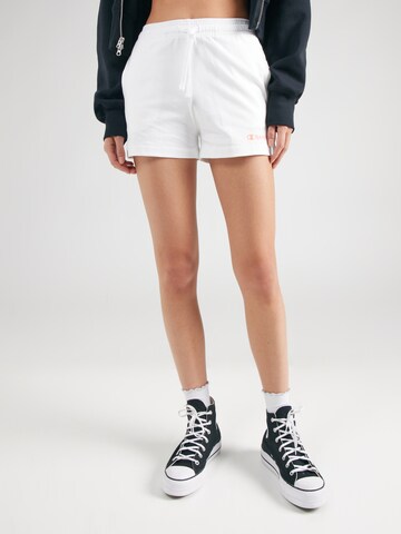 Champion Authentic Athletic Apparel Szabványos Nadrág - fehér: elől