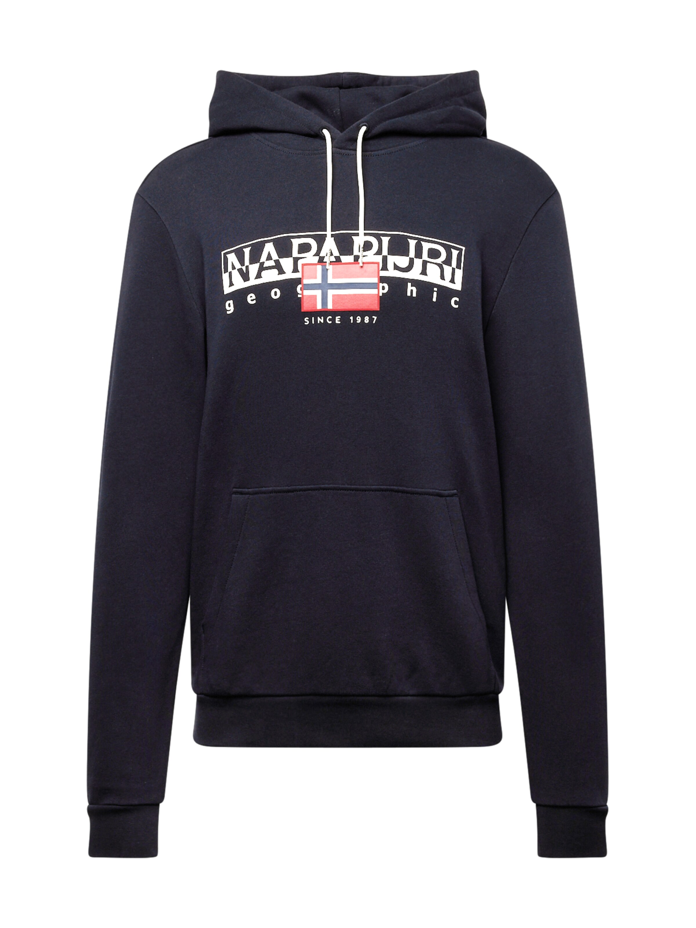 NAPAPIJRI Sweatshirt 'Aylmer' in Schwarz: Vorderseite