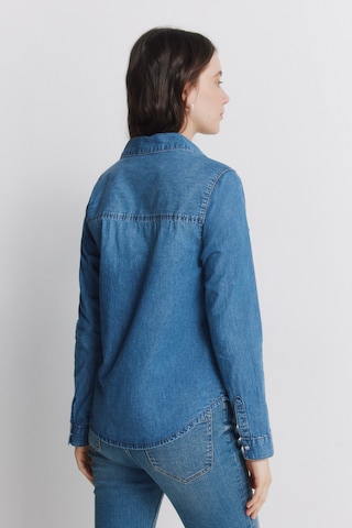 Springfield Bluse in Blau