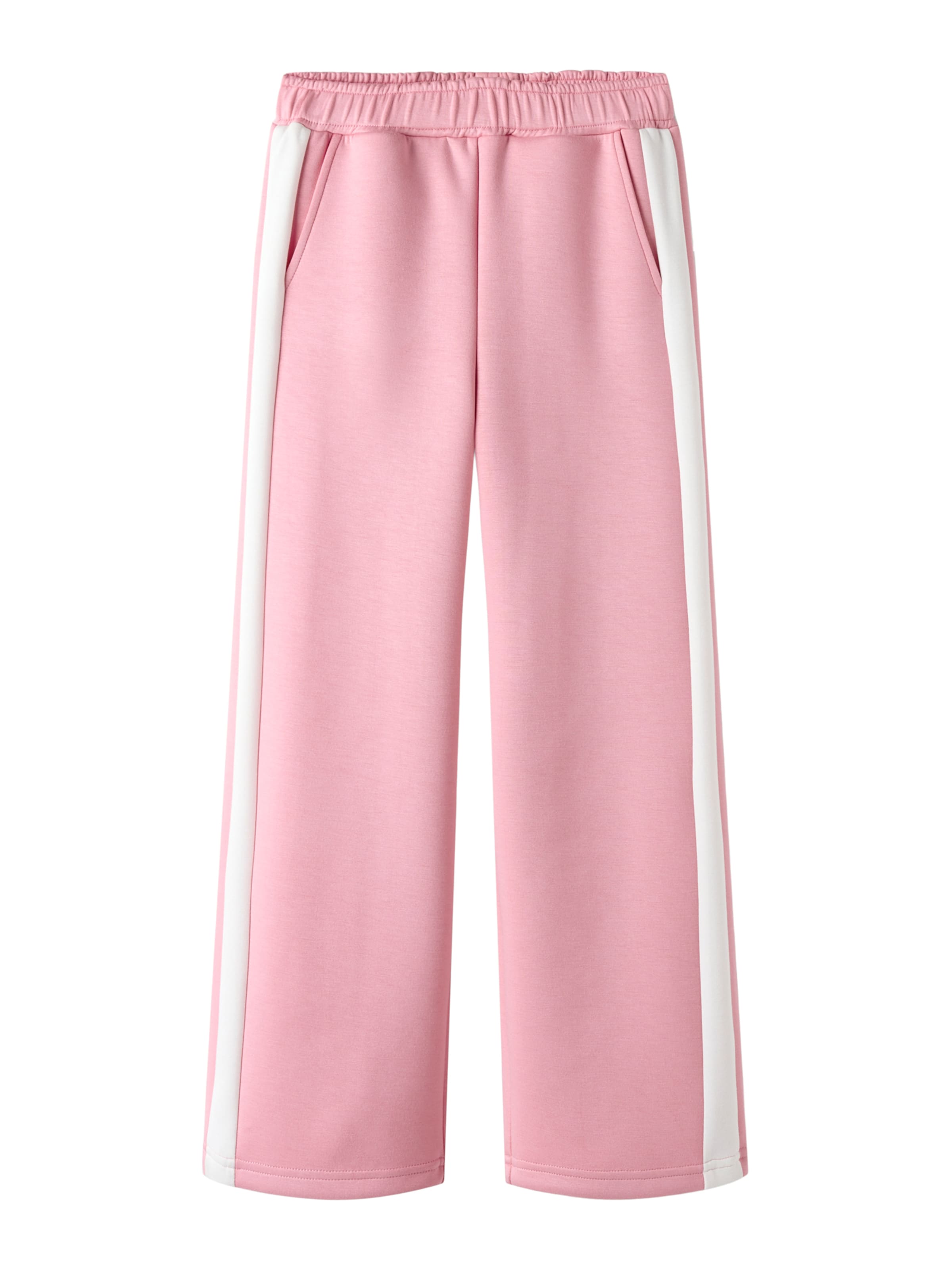 NAME IT Wide leg Παντελόνι 'NKFNEHA' σε ροζ: μπροστά