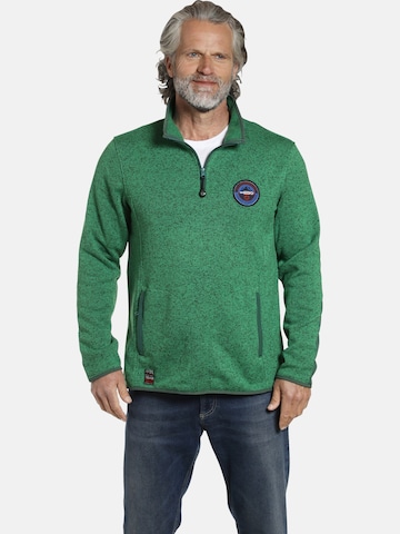 Jan Vanderstorm Sweatshirt 'Daube' in Green: front