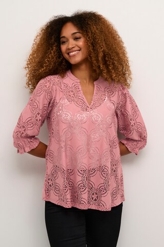 CULTURE Blouse 'Olu' in Pink: front