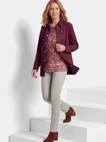 Goldner Übergangsjacke in Lila