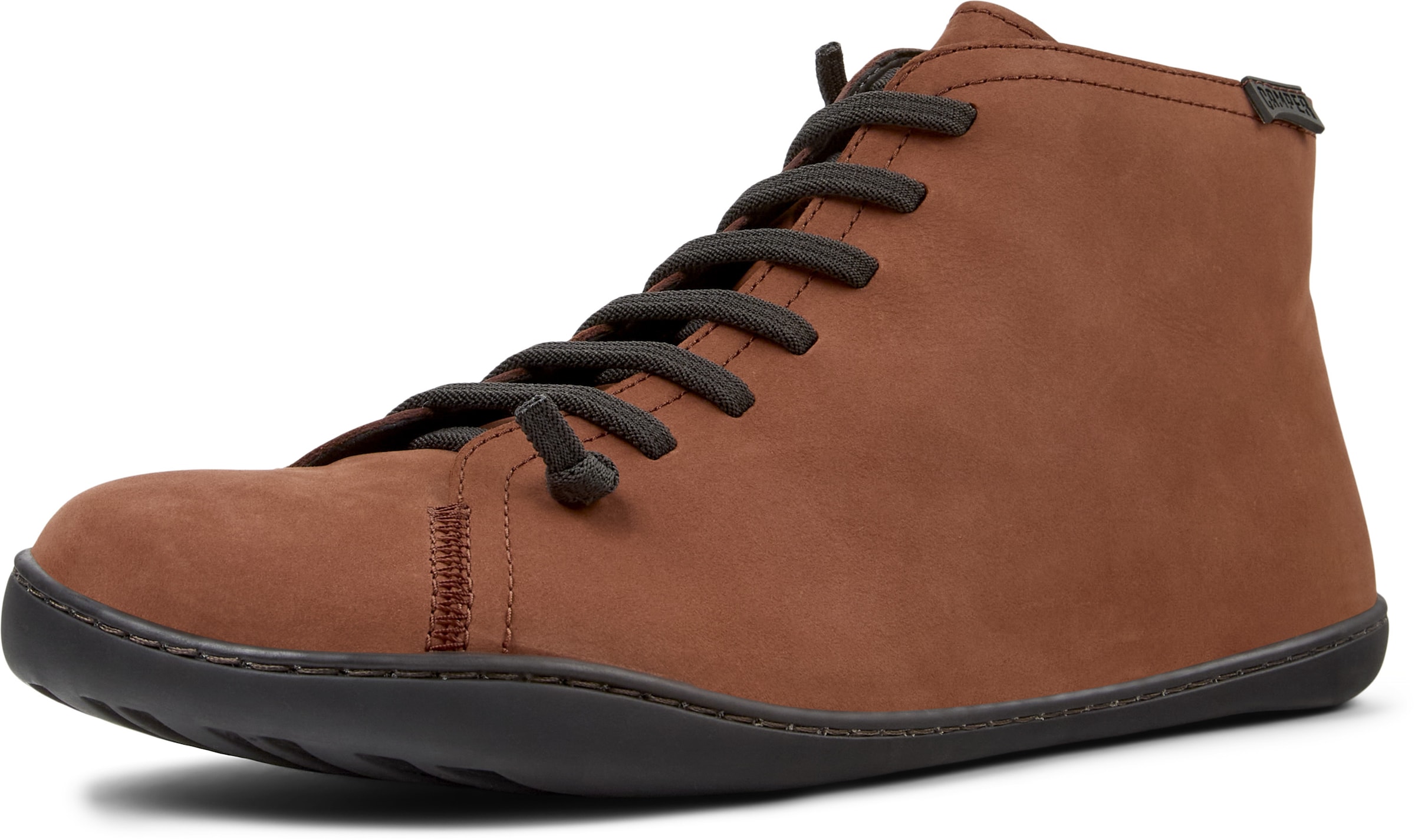 CAMPER Veterboots 'Peu Cami' in Bruin: voorkant