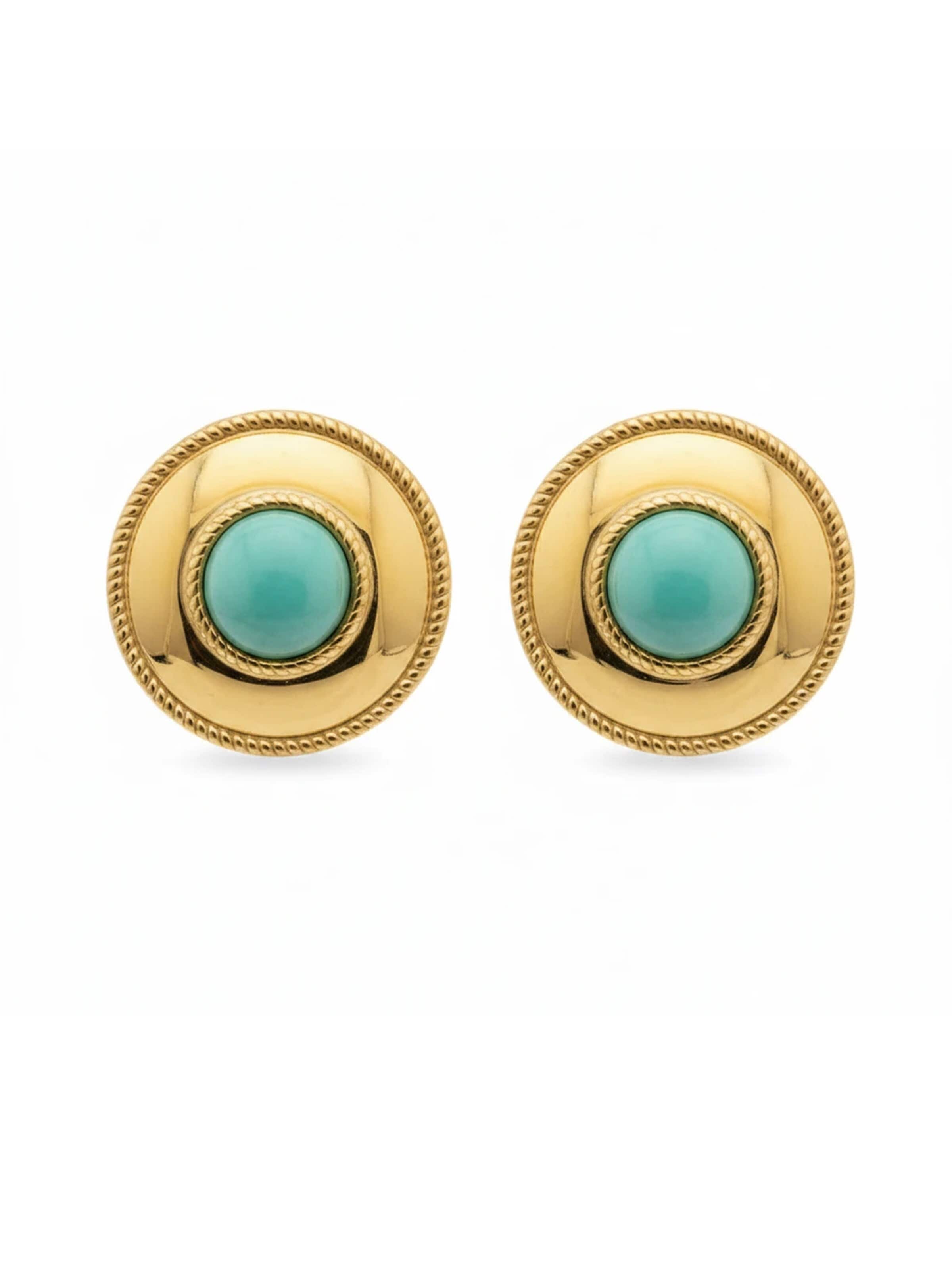 ETNÉE Earrings 'Mediterraneo' in Gold: front