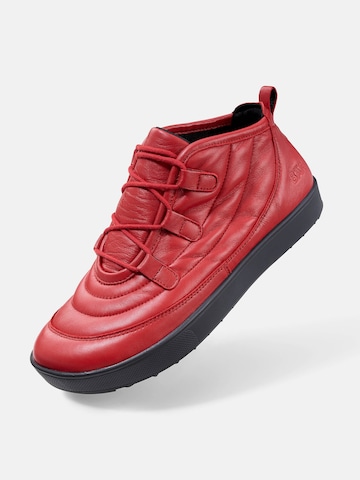 BÄR Booties 'Lena' in Red: front
