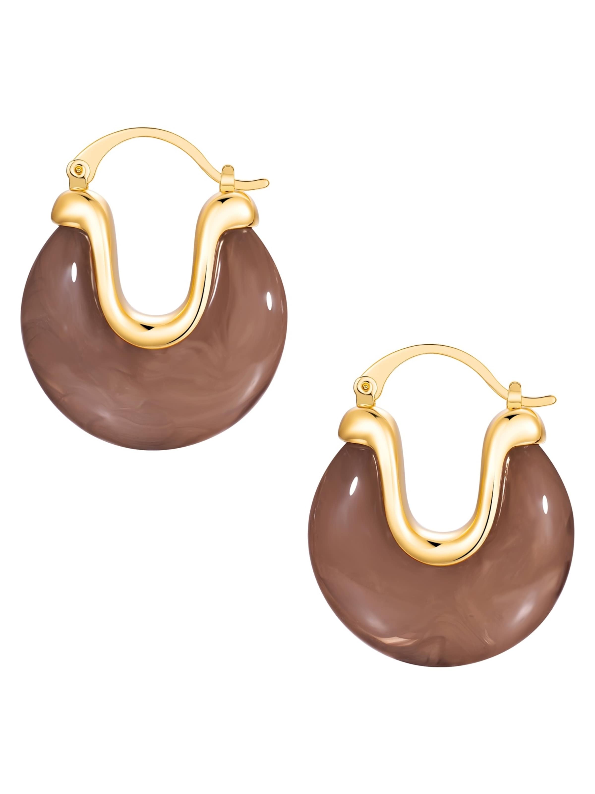 Boucles d'oreilles Yokoamii en or