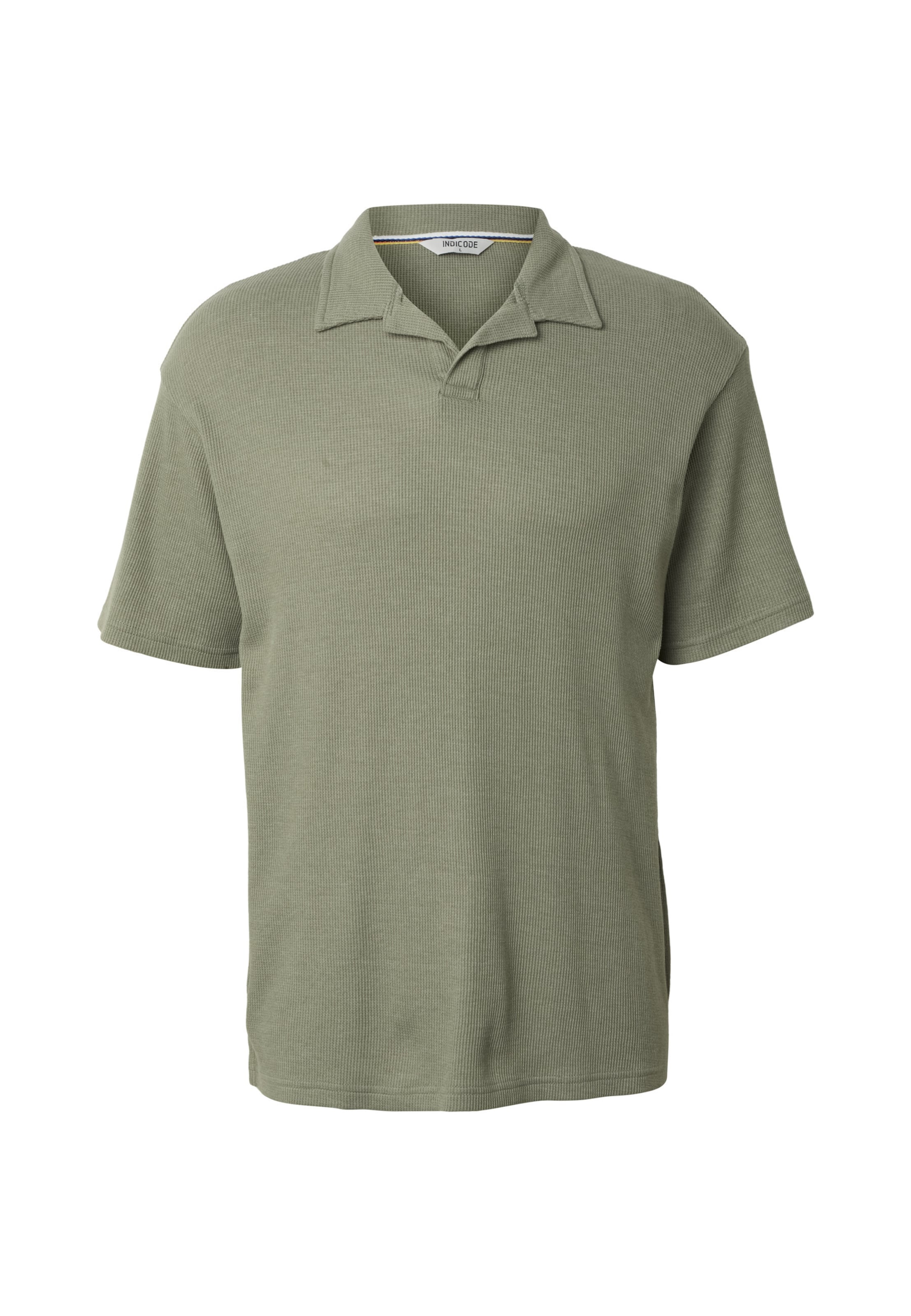 T-Shirt 'Bimle' INDICODE JEANS en vert : devant