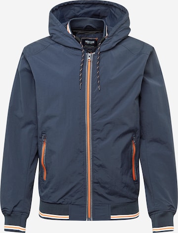 INDICODE JEANS Between-season jacket 'Phan' in Blue: front