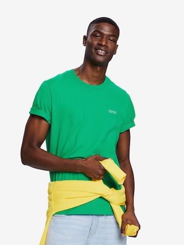 ESPRIT Shirt in Groen: voorkant