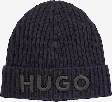 HUGO Red Beanie 'X565-6' in Blue: front