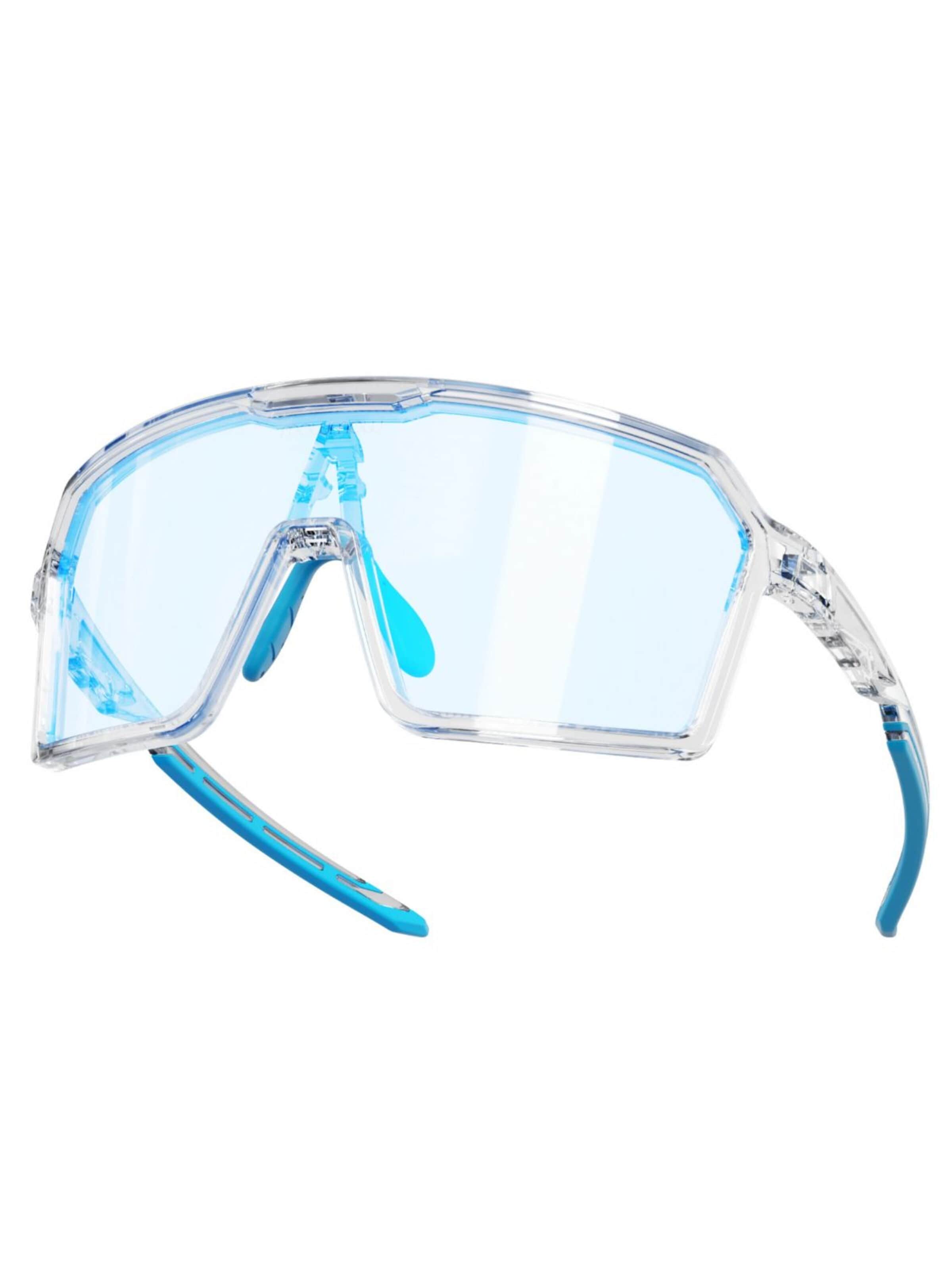Lunettes de soleil sport 'MowMow Wizard Sunglasses - Sports Glasses - Photochromic Lens - Men - Women' Mowmow en bleu