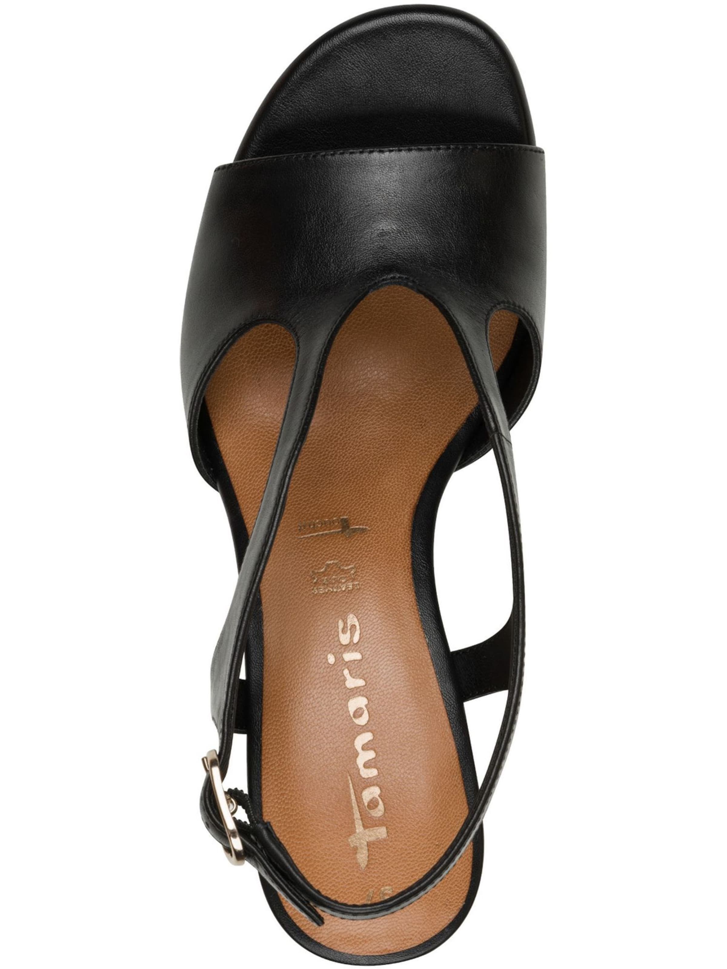 Sandales à lanières Tamaris en noir
