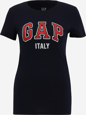 Gap Tall Shirt 'ITALY CITY' in Blauw: voorkant