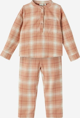 NAME IT Pajamas in Brown: front