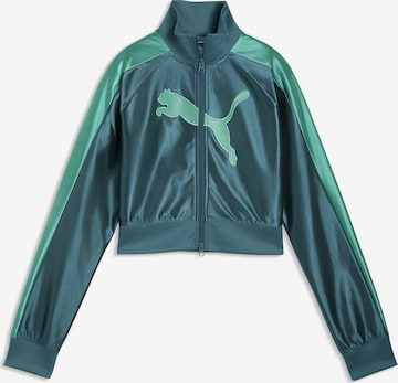 PUMA Training Jacket 'Future T7' in Green: front