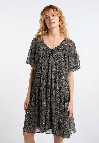 DreiMaster Vintage Dress in Black: front