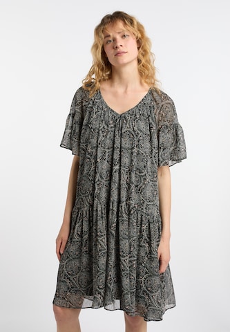 DreiMaster Vintage Dress in Black: front