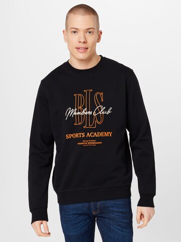 BLS HAFNIA Sweatshirt in Zwart: voorkant