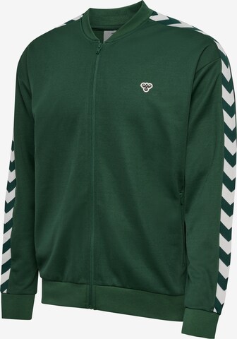 Hummel Athletic Zip-Up Hoodie in Green