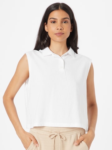 Gina Tricot Shirt 'Charlotte' in Wit: voorkant