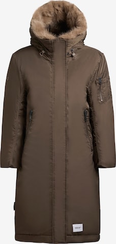 Veste d’hiver 'Oliva' khujo en marron : devant