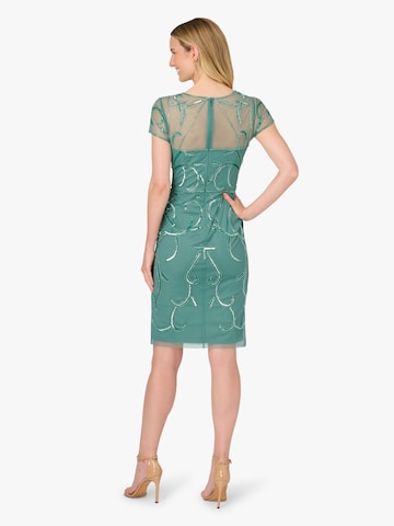 Adrianna Papell Cocktailjurk 'Bead Mesh Sheath' in Groen