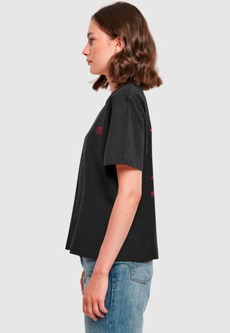 Mister Tee Shirt 'Three In A Row' in Black
