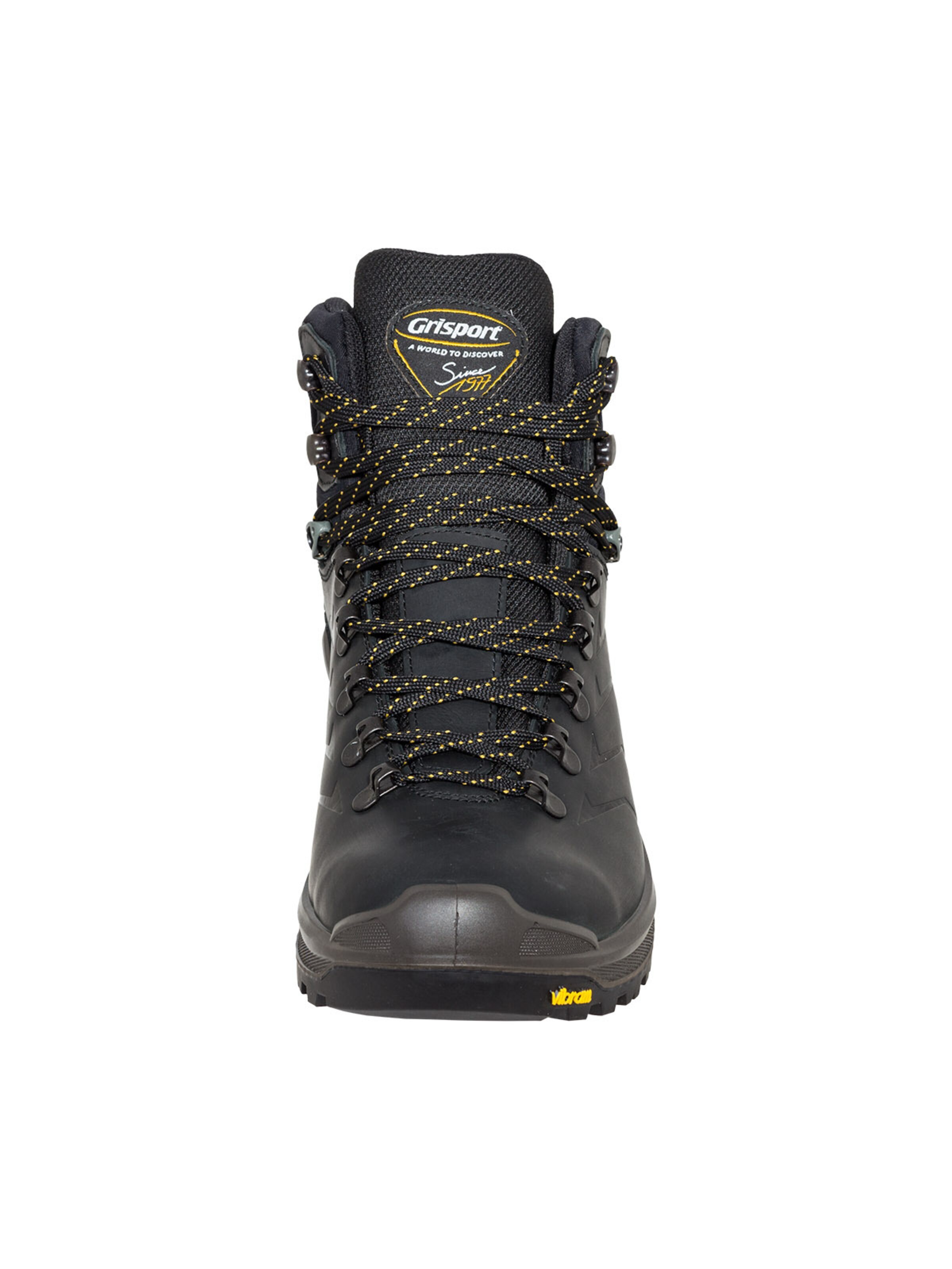Grisport Halbschuh 'Freizeitschuhe Schnürstiefel in schwarz'‌‌ in Schwarz