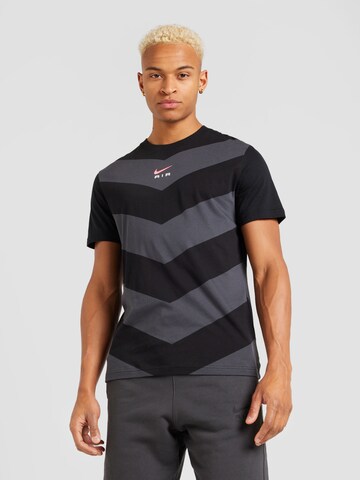 Nike Sportswear - Camisa 'AIR' em preto: frente