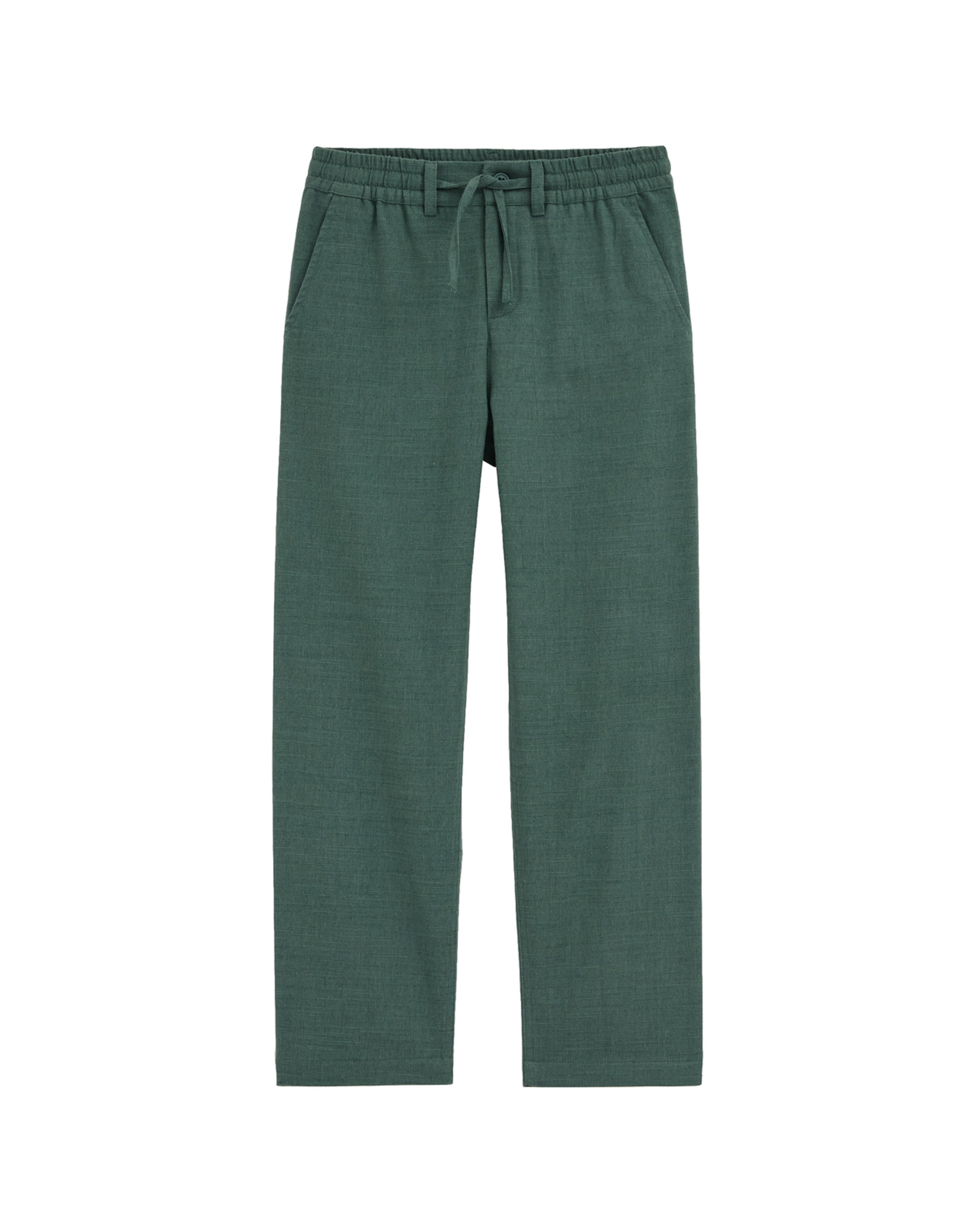 WE Fashion Regular Byxa i grön: framsida