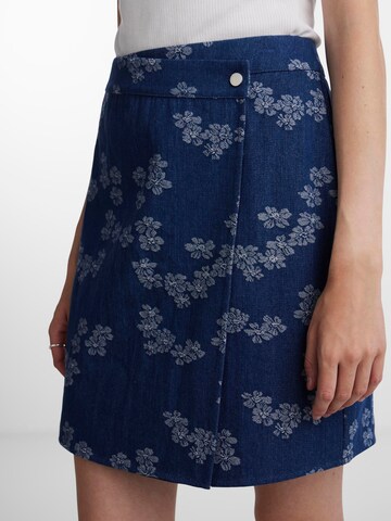 PIECES Skirt in Blue