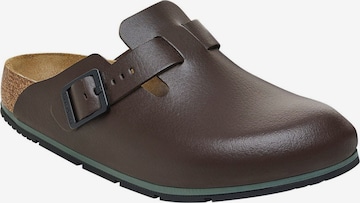 BIRKENSTOCK Pantolette 'Boston Pro' in Braun: Vorderseite