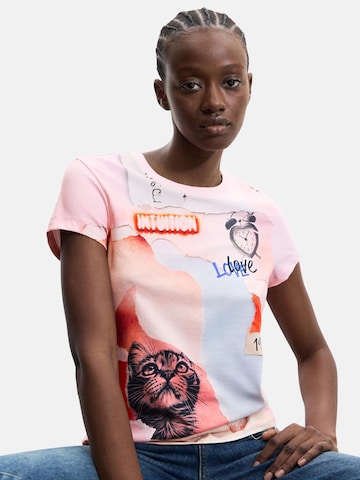 Desigual T-Shirt in Pink