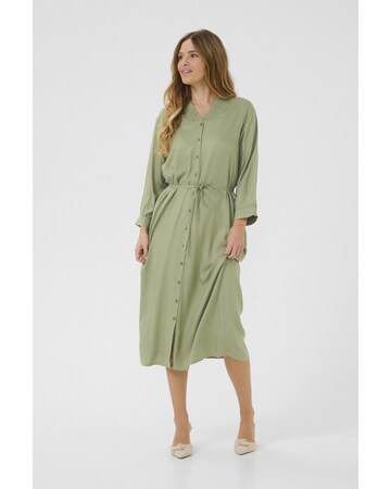 Robe-chemise Kaffe en vert : devant