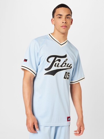 T-Shirt FUBU en bleu : devant