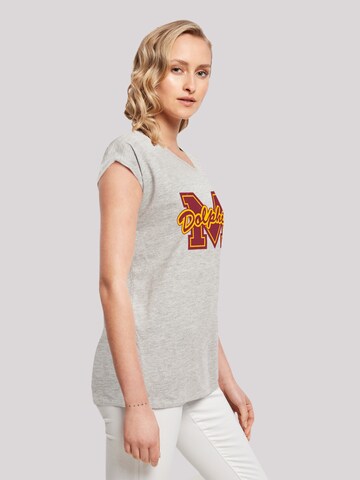 F4NT4STIC Shirt 'Sex Education M Dolphins Netflix TV Series' in Grey