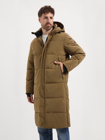 Manteau d’hiver 'Kalmar' Travelin en marron