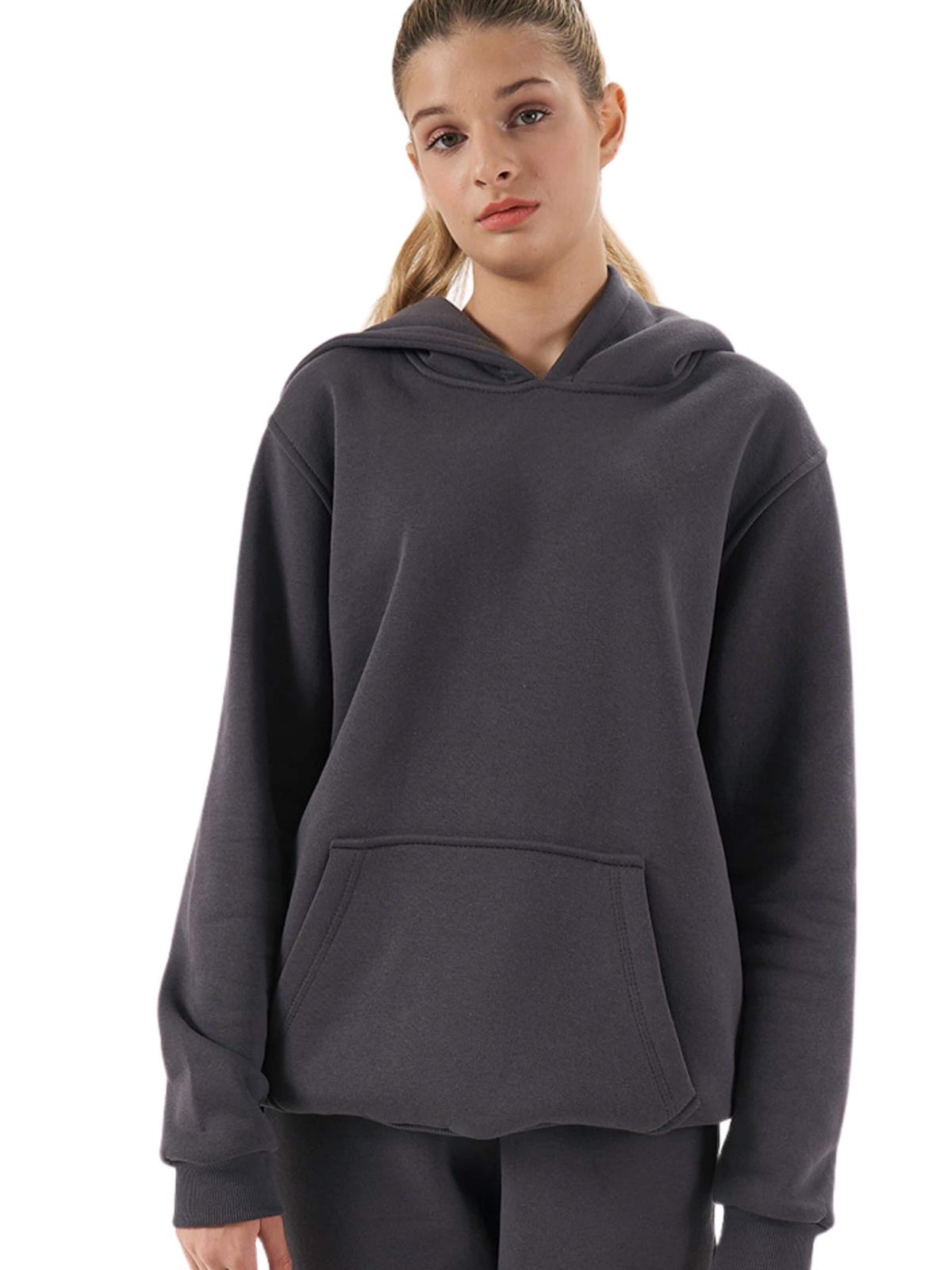 LOUIS LECLER Sweatshirt 'Nora' in Grau