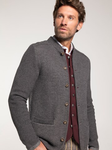 SPIETH & WENSKY Knit cardigan 'Gasteig' in Grey
