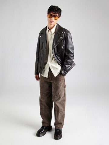 Abercrombie & Fitch Regular fit Ing - bézs