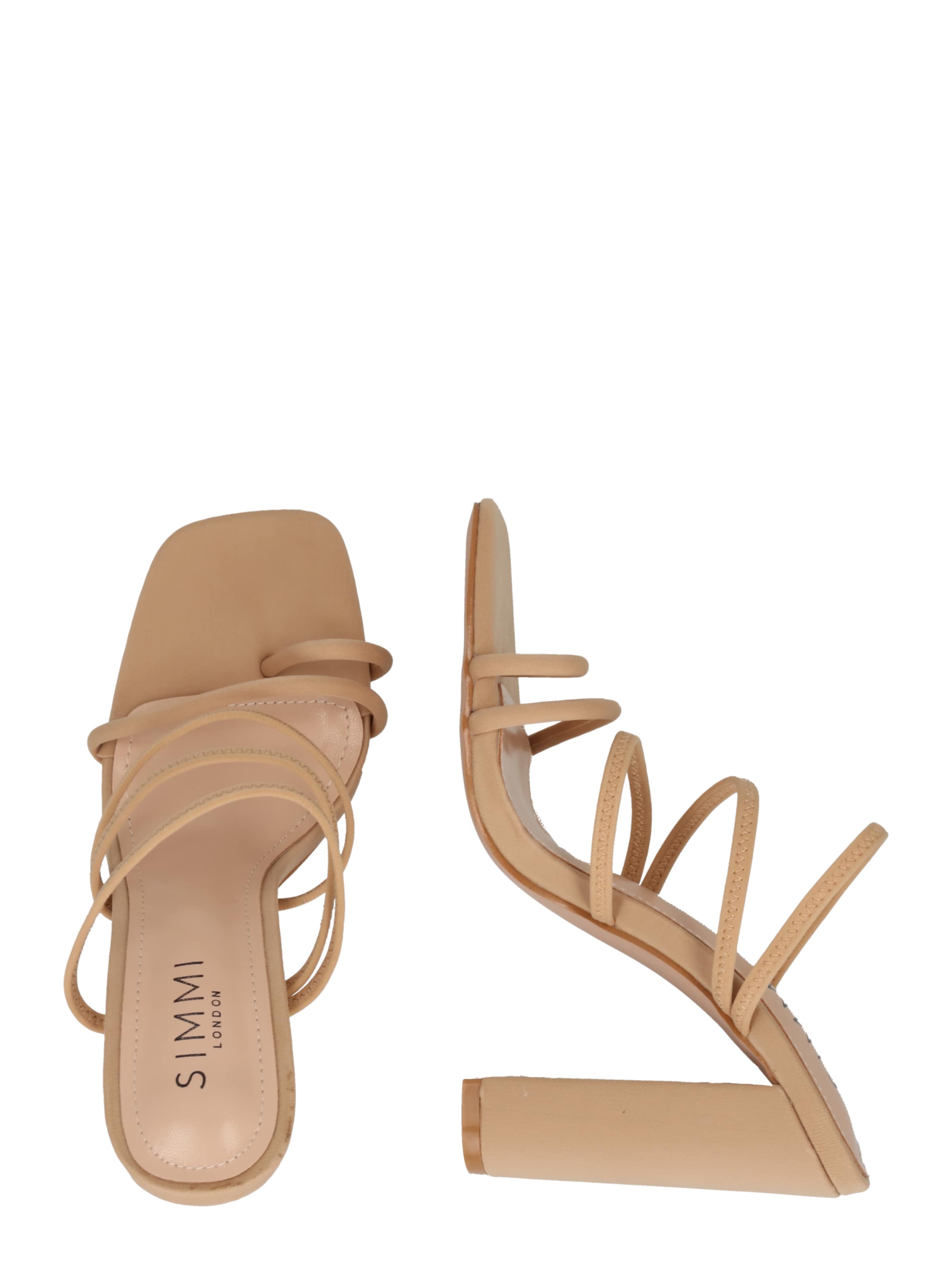 smėlio Simmi London Šlepetės per pirštą 'Heera'