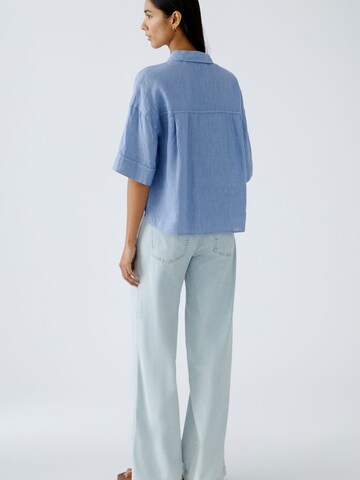 OUI Bluse in Blau