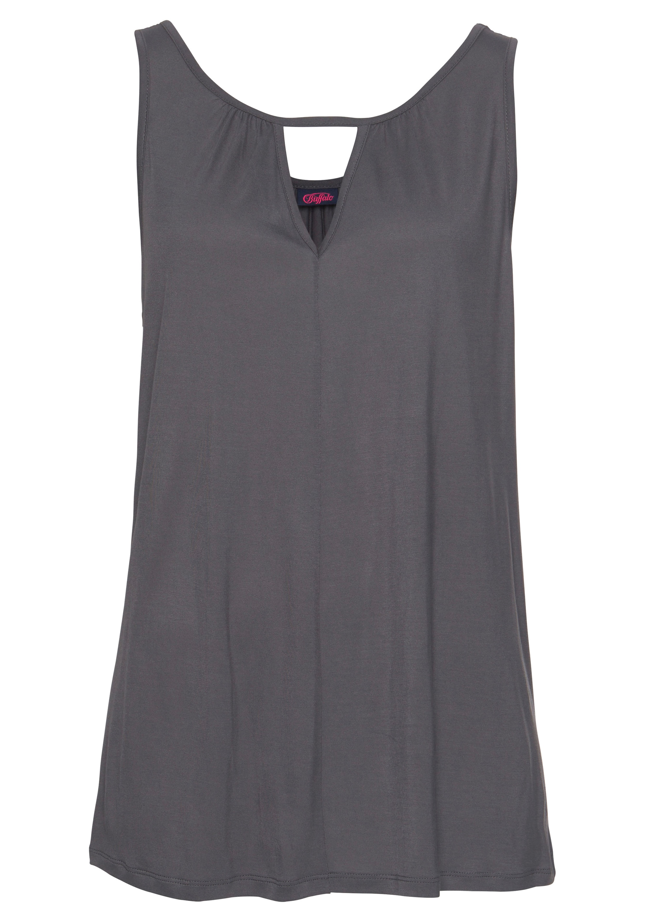 BUFFALO Topp, värv hall: eest vaates