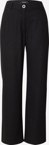 TAIFUN Regular Trousers in Black: front