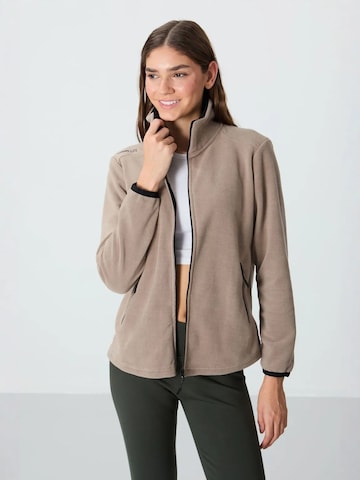 Tommy Life - Casaco de velo em bege: frente