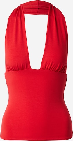 WEEKDAY Top 'Aline' | rdeča barva: sprednja stran