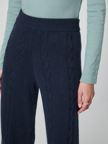 florence by mills exclusive for ABOUT YOU Wide leg Trousers 'Rosa' in Blue