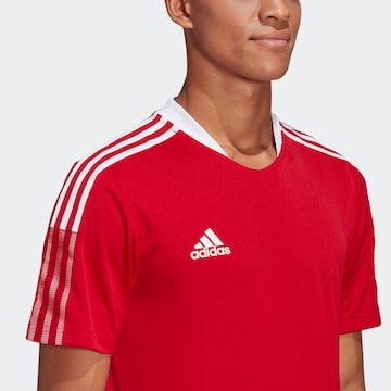 ADIDAS SPORTSWEAR Skinny Αθλητική φανέλα 'Tiro 21 ' σε κόκκινο