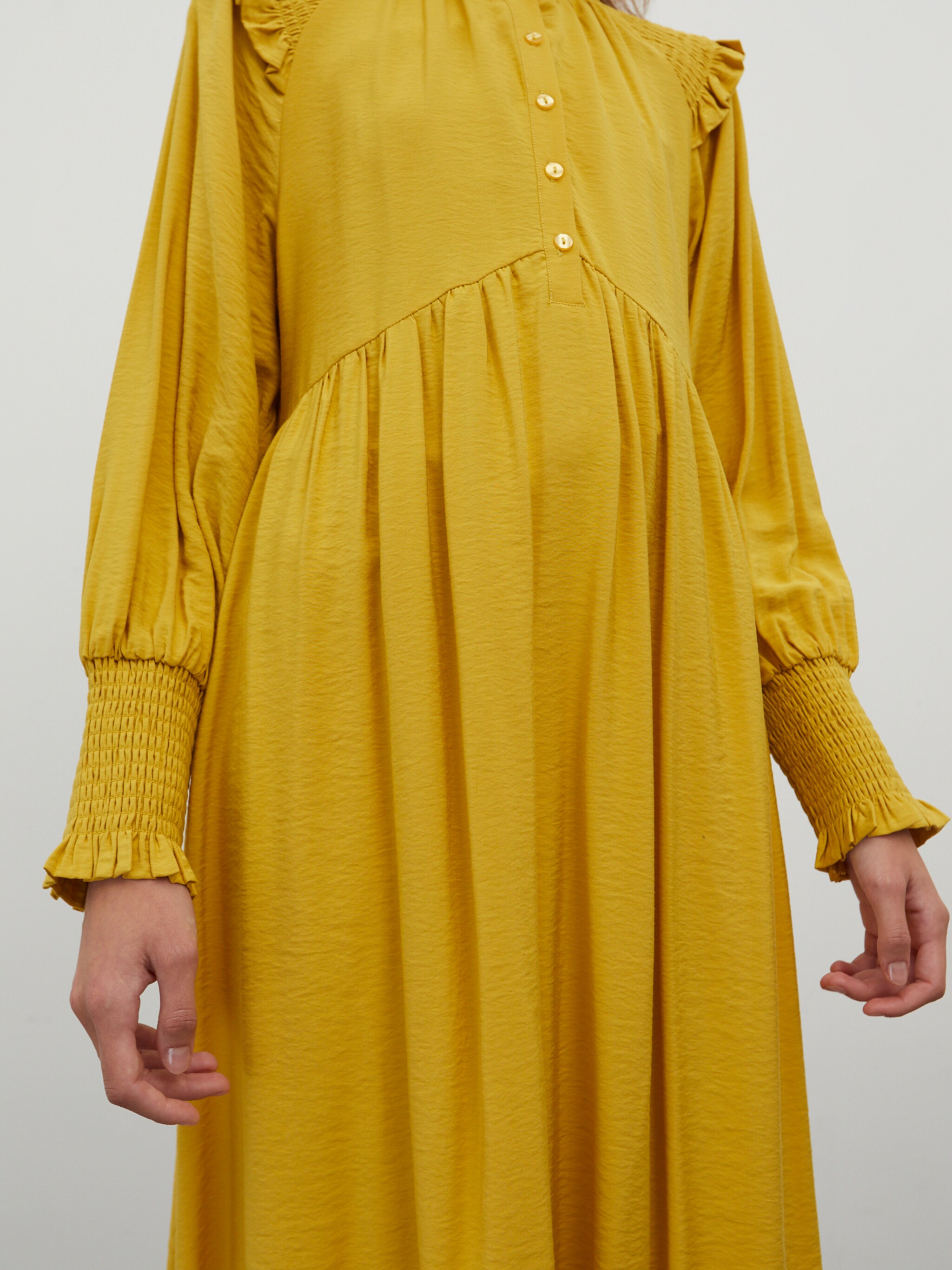 EDITED Producten Blousejurk 'Mascha' Geel